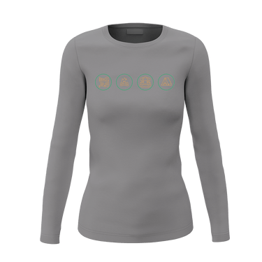 Camp Life Women Long Sleeve Shirt